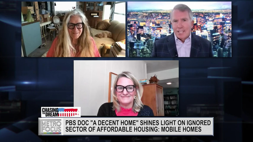 Kirsten Keefe appearing on the PBS show MetroFocus